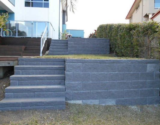 Terrace Transformation with Heron Concrete Blocks in Gold Coast Garden