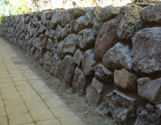 Bush Rock Wall Replacement for Timber Sleeper Wall in Gold Coast