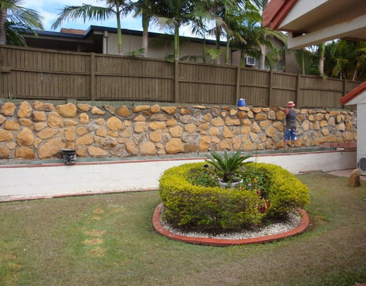 A Lifetime Solution with a Bush Rock Wall