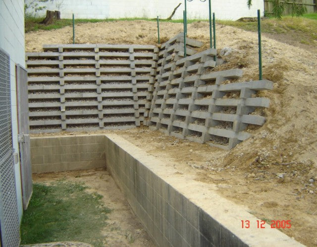 Durable Concrete Crib Wall Solution for Erosion Control
