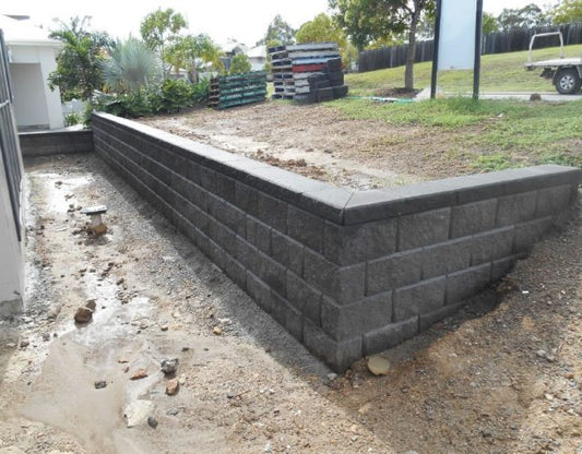 Heron Concrete Block Wall Installation for Coomera Property Enhancement