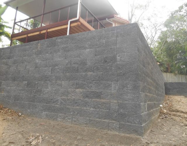 Transformative Vertica Concrete Block Wall Project in Nerang, Gold Coast