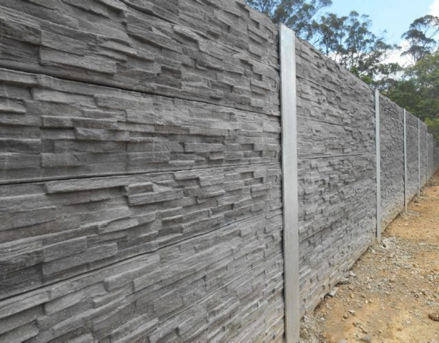 Textured Concrete Sleeper Wall Installation in Nerang, Gold Coast: A Compact Solution