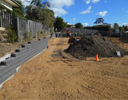 Flush Face Garden Wall Installation in Coomera Waters, Gold Coast