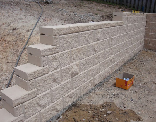 Heron Concrete Block Retaining Walls for New Family Home in Coomera Waters