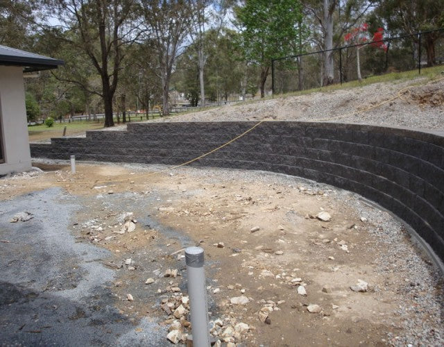 Keystone Concrete Block Retaining Walls for Unexpected Construction Needs in Gold Coast Home