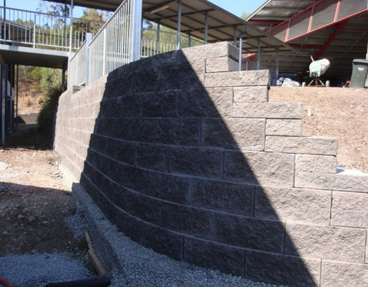 Permaculture Area Expansion with Masonry Retaining Wall at Clover Hill State School